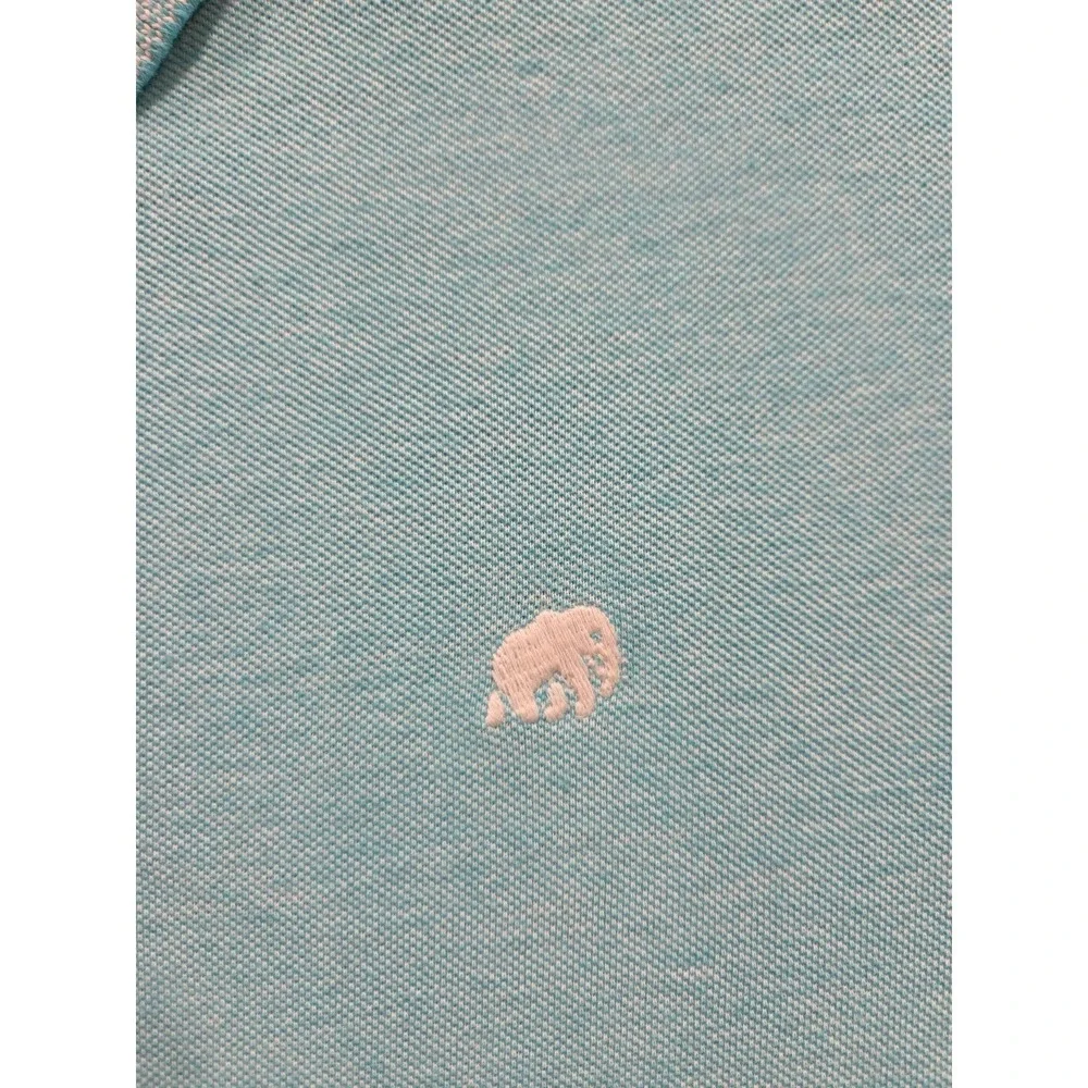 Banana Republic Men's Short Sleeve Polo Shirt Light Blue Turquoise Color  SzXXL